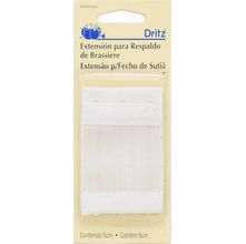 Extensor de Sutiã Elástico com 3 Fechos Branco 5cm - Dritz