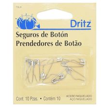 Alfinete Prendedor de Botão Dritz - 10 Unidades