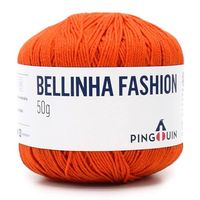 Linha Bellinha Fashion Pingouin 50g 7211 laranja rede