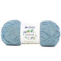 Fio Cisne Sonhar 100g - Algodão e Acrílico 1039 azul bebê