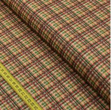 Tecido Estampado Para Patchwork - Amizade Verdadeira : Xadrez Bege (0,50x1,40)