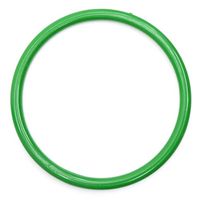 Argola de Plástico Ritas 150mm - 6 Unidades Verde bandeira