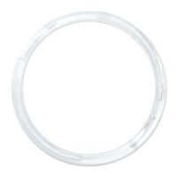 Argola de Plástico Ritas 150mm - 6 Unidades Transparente