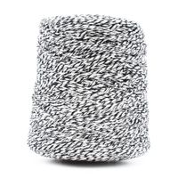 Barbante Mesclado Fial Nº06 700g Preto e branco