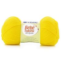 Fio Cisne Bebê Todo Dia 100g 70058 amarelo vivo