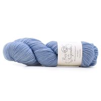 Lã Merino para Meias Sock Superwash 3ply 100g - Fios da Fazenda 2b01 - azul jeans
