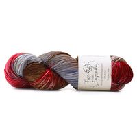 Lã Merino para Meias Sock Superwash 3ply 100g - Fios da Fazenda 288 dona maria