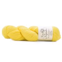 Lã Merino para Meias Sock Superwash 3ply 100g - Fios da Fazenda 2b03 - amarelo