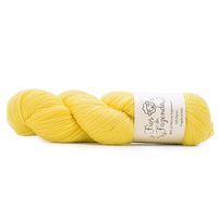 Lã Merino Sock Superwash 3ply 100g - Fios da Fazenda 2b03 - amarelo