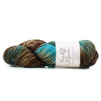 Lã Merino para Meias Sock Superwash 3ply 100g - Fios da Fazenda 289 curaçao