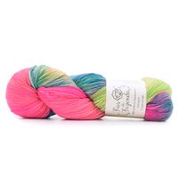 Lã Merino Sock Superwash 3ply 100g - Fios da Fazenda 268 unicórnio