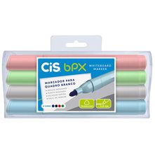Marcador para Quadro Branco CIS pbX - 4 Cores