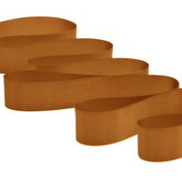 Fita de Cetim Nº 01 7mm com 10 Metros - Fitas Progresso - 2 2000 caramelo