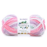 Fio Cisne Positivo 100g 8200 - rosa/branco