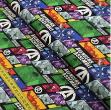 Tecido Estampado para Patchwork - Marvel : All Avengers II (0,50x1,40)