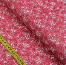 Tecido Estampado para Patchwork - Floral Doodle : Pink (0,50x1,40)