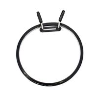 Bastidor de Metal com Regulador para Bordado - Nurge 12,6cm - preto