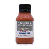 Primer Colorido para Metal Pet e Vidro Corfix - 100ml 317 terra siena queimada