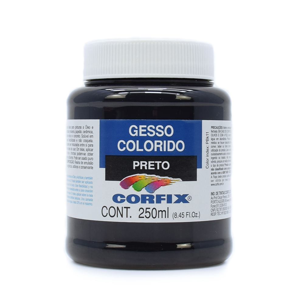 Gesso Acrilico Para Tela Corfix 500ml