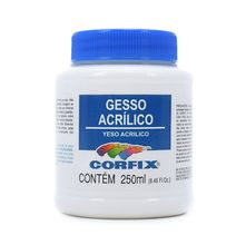 Gesso Acrílico 250ml - Corfix