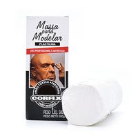 Massa de Modelar Plastilina Corfix 500g 301 branco