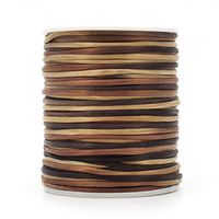 Cordão de Cetim Rabo de Rato Multicolor 2mm 50 Metros - artePunto Multicolor marrom