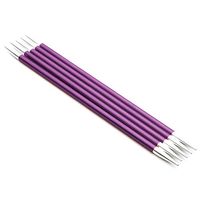 Agulha para Meia Duas Pontas KnitPro Zing - 15cm 4,50mm