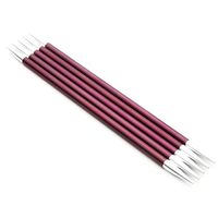 Agulha para Meia Duas Pontas KnitPro Zing - 15cm 6,00mm