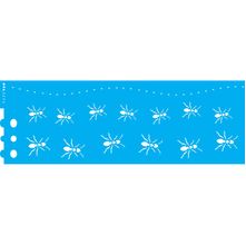 Stencil Opa 10 X 30 cm - Barrado Formigas - 3254