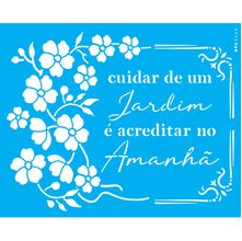 Stencil Opa 20 X 25 cm - Acreditar no Amanhã - 3269