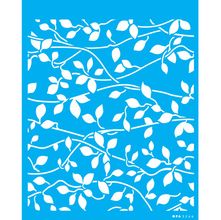 Stencil Opa 20 X 25 cm - Folhas III - 3266