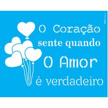 Stencil Opa 20 X 25 cm - O Amor - 3265