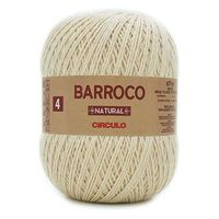 Barbante Barroco Natural 400g 4/4 4 fios -  677 m