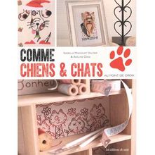 Livro Comme Chiens e Chats (Ponto Cruz Como Cães e Gatos)