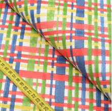 Tecido Estampado para Patchwork - Floratta : Xadrez Enviesado Colorido