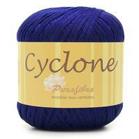 Linha Cyclone Purafibra 100g - 100% Viscose 028 - azul royal