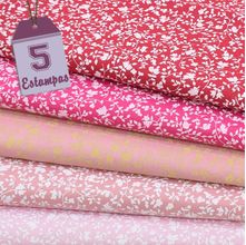 Kit de Tecido Essentials Floral Colorido (30x70) 5 Estampas