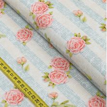 Tecido Estampado para Patchwork - Romantic : Floral Grande (0,50x1,40)