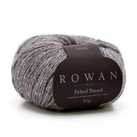 Fio Rowan Felted Tweed 50g - Lã, Alpaca e Viscose 210 aluminium