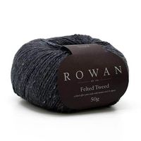 Fio Rowan Felted Tweed 50g - Lã, Alpaca e Viscose 159 carbon