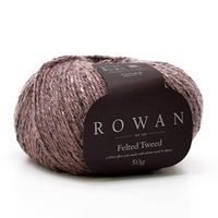 Fio Rowan Felted Tweed 50g - Lã, Alpaca e Viscose 206 rose quartz