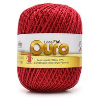 Linha Fial Ouro 100g 79 vermelho