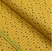 Tecido Estampado para Patchwork - Cute Forest : Setas Mostarda (0,50x1,40)