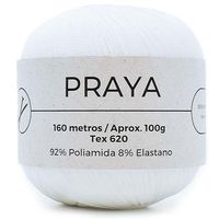 Linha Praya 100g - Fio com Elasticidade Branco