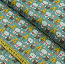 Tecido Estampado para Patchwork - Cute Forest 3 (0,50x1,40)