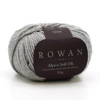 Fio Rowan Alpaca Soft DK 50g - Lã Merino e Alpaca 210 rainy day