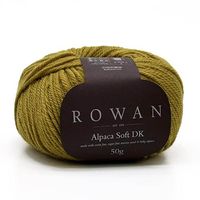 Fio Rowan Alpaca Soft DK 50g - Lã Merino e Alpaca 220 autumn gold