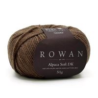 Fio Rowan Alpaca Soft DK 50g - Lã Merino e Alpaca 203 toffee