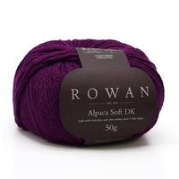 Fio Rowan Alpaca Soft DK 50g - Lã Merino e Alpaca 207 mulberry