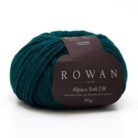 Fio Rowan Alpaca Soft DK 50g - Lã Merino e Alpaca 213 green teal